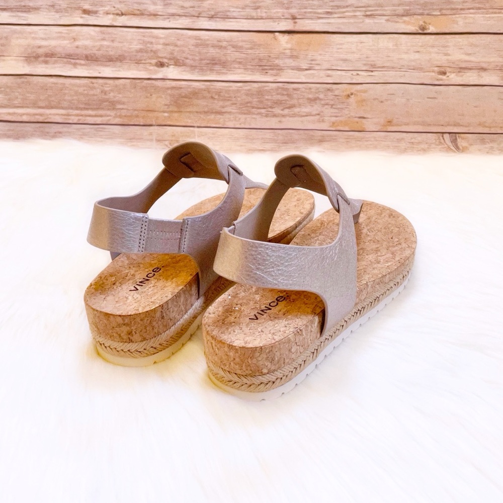 Vince Flint 2 Espadrille Sandals In Moonstone - Picture 7 of 10